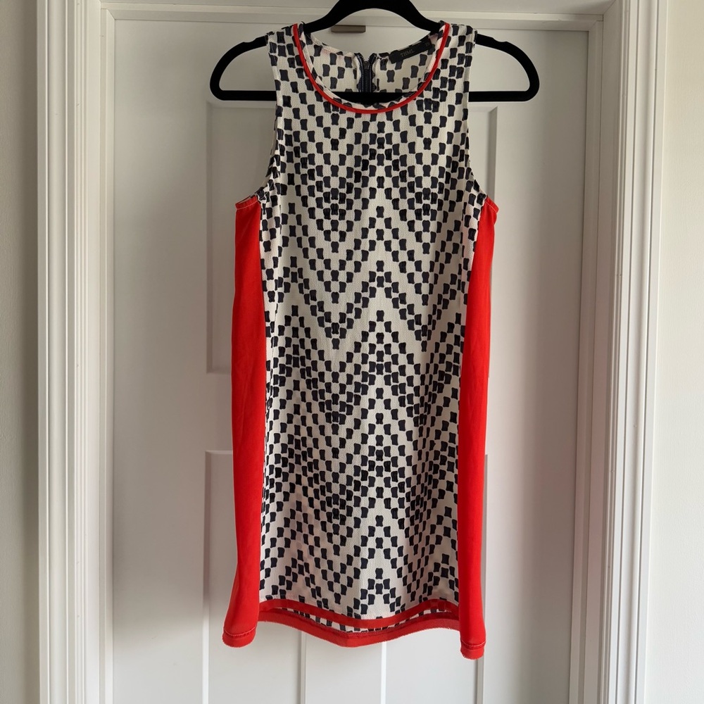 THML Black and Red Chevron Mini Dress